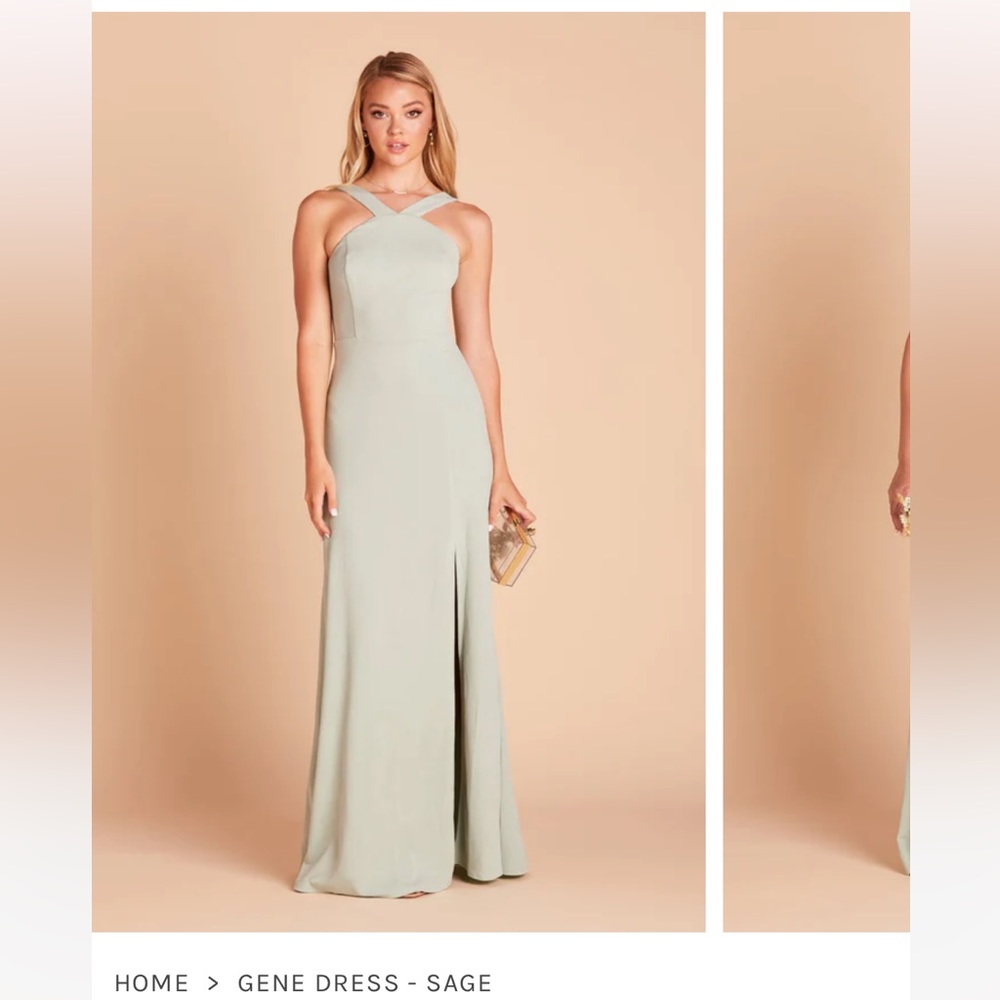 Birdy Grey sage crepe gene dress - XS
